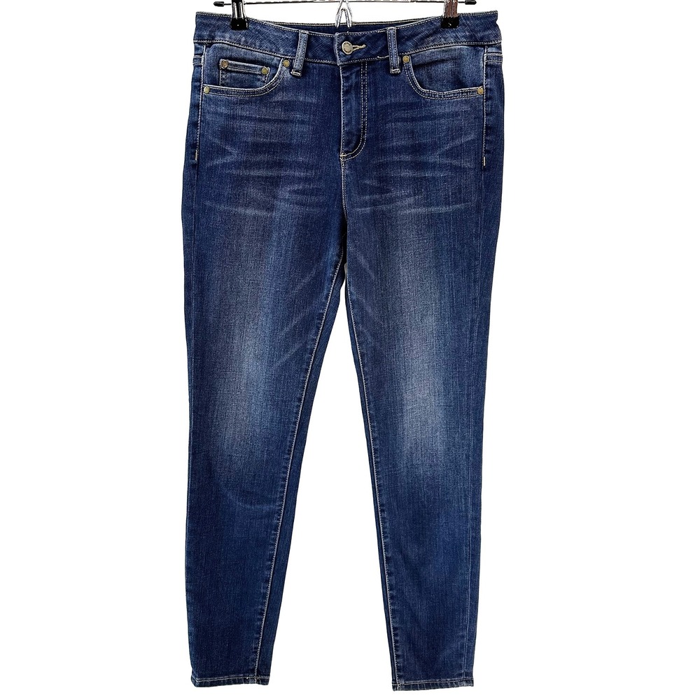 VINCE CAMUTO Women's High Rise Skinny Jeans • 30 • medium wash blue